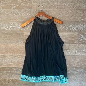 Nicole by Nicole Miller Sleeveless Blouse | Black | 12